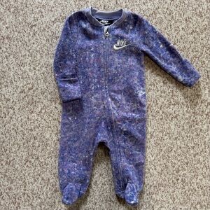 5/$25 Nike Baby Girl Fleece Footed Coverall